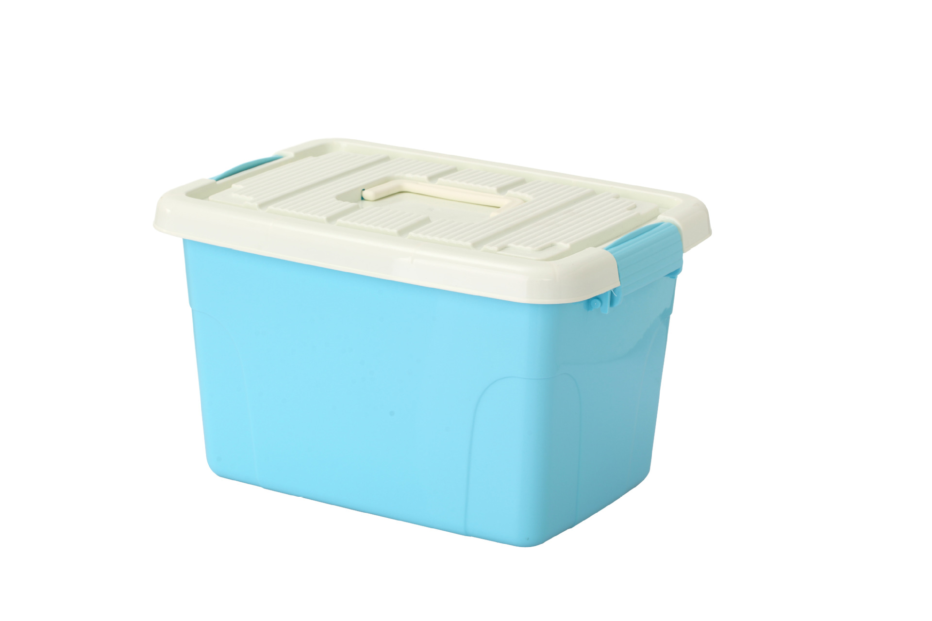 塑料收纳箱化妆品整理箱玩具储物箱食品收纳盒家用储物周转箱