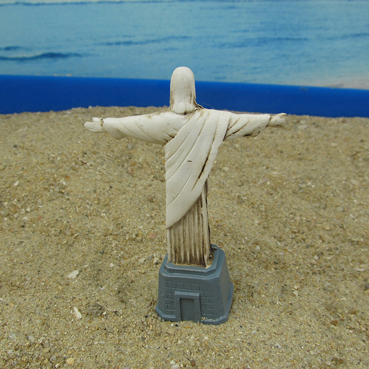 心理沙盘 人物配件耶稣 耶稣山 基督山 里约热内卢耶稣像 qz138