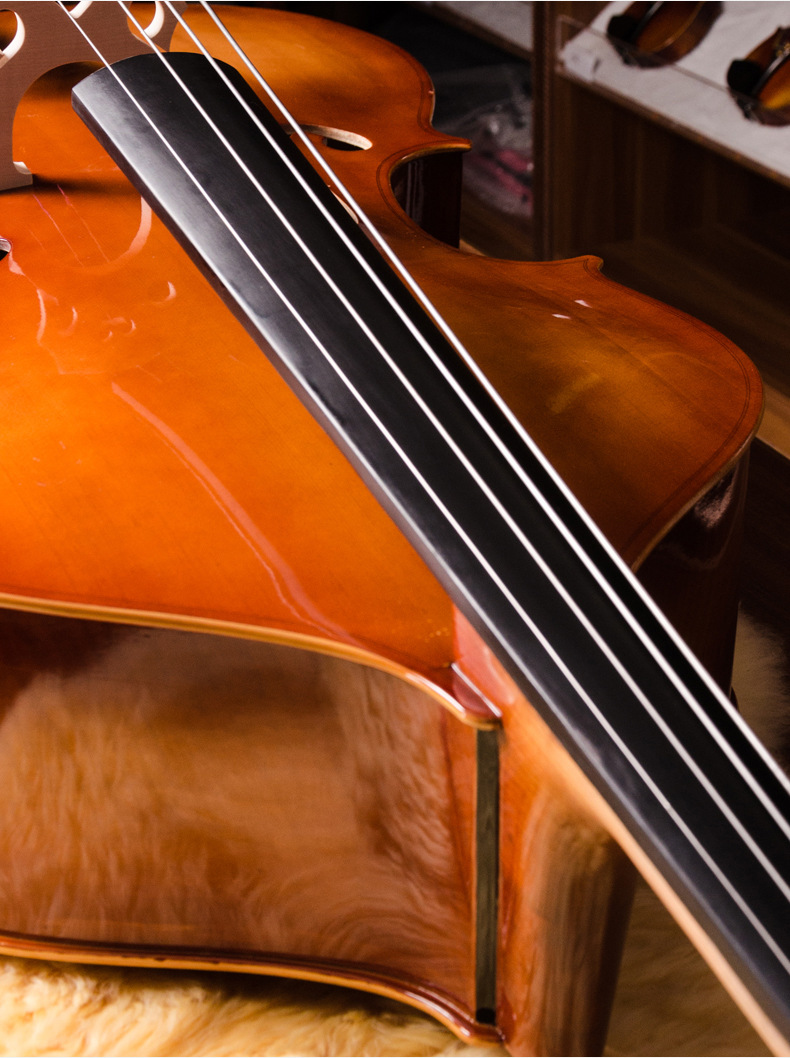 考级演奏乐器_手工复合夹板哑光大贝司/倍大琴 专业