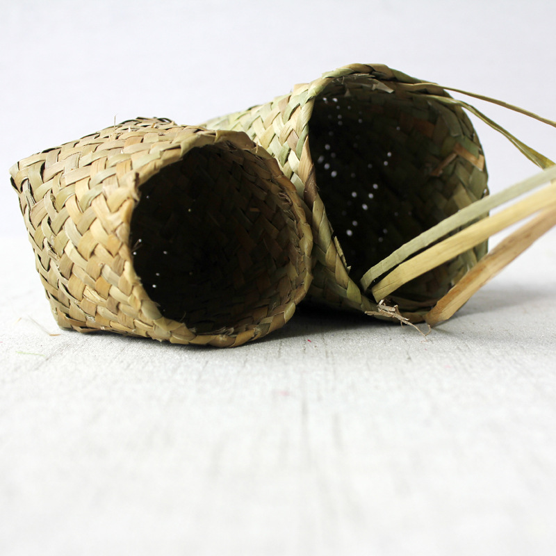 传统手工编织蒲草包袋 乌米饭袋 狗运输包装包装袋