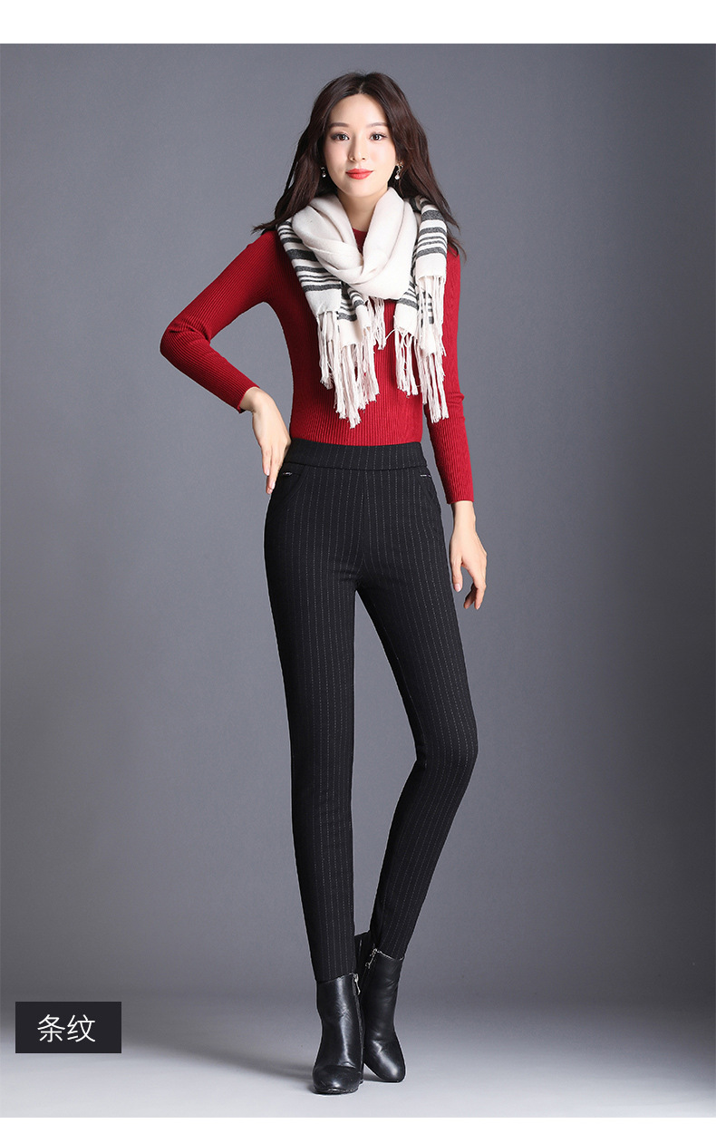 羊绒裤女外穿高腰显瘦保暖羊毛裤2019冬季棉裤加绒加厚打底裤女