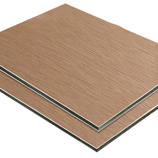 上海吉祥4mm15丝古铜拉丝铝塑板 内外墙粘贴广告幕墙专用(正品)