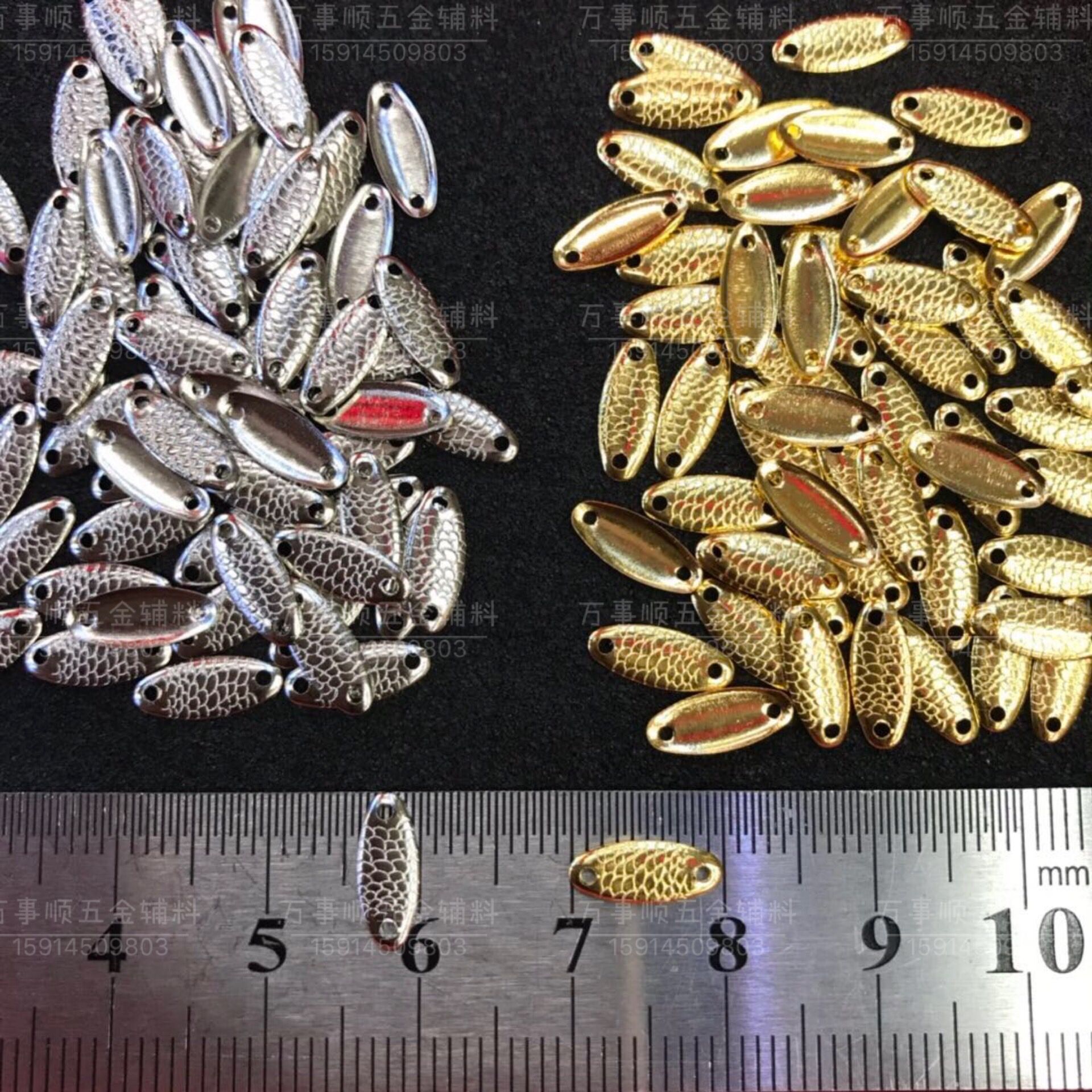 路亚亮片 瓜子亮片 马眼光面瓜子仁金属片马口白条餐条路亚饵亮片
