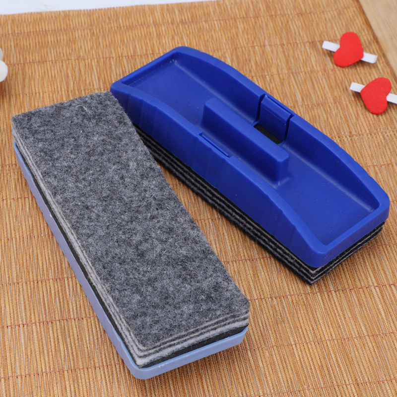 塑料黑板擦 粉笔擦大号毛毡白板擦教学黑板擦用品 易擦无痕板擦