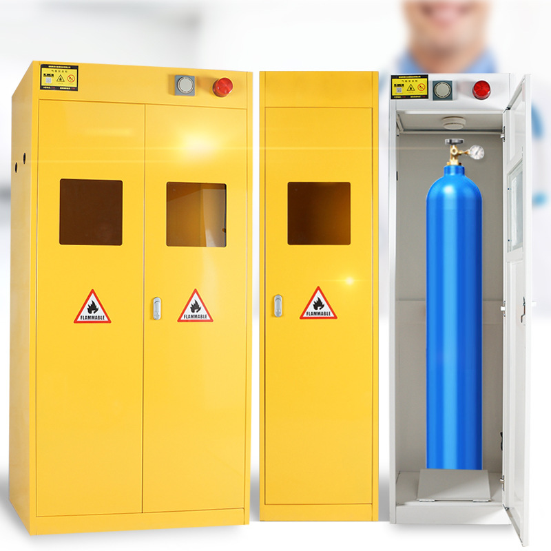 安全柜气瓶储存柜智能报警排风防火防爆气瓶柜实验室氢气瓶柜