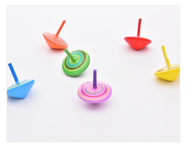 儿童玩具男女孩创意木质手转小陀螺减压成人解压怀旧开学礼物批发