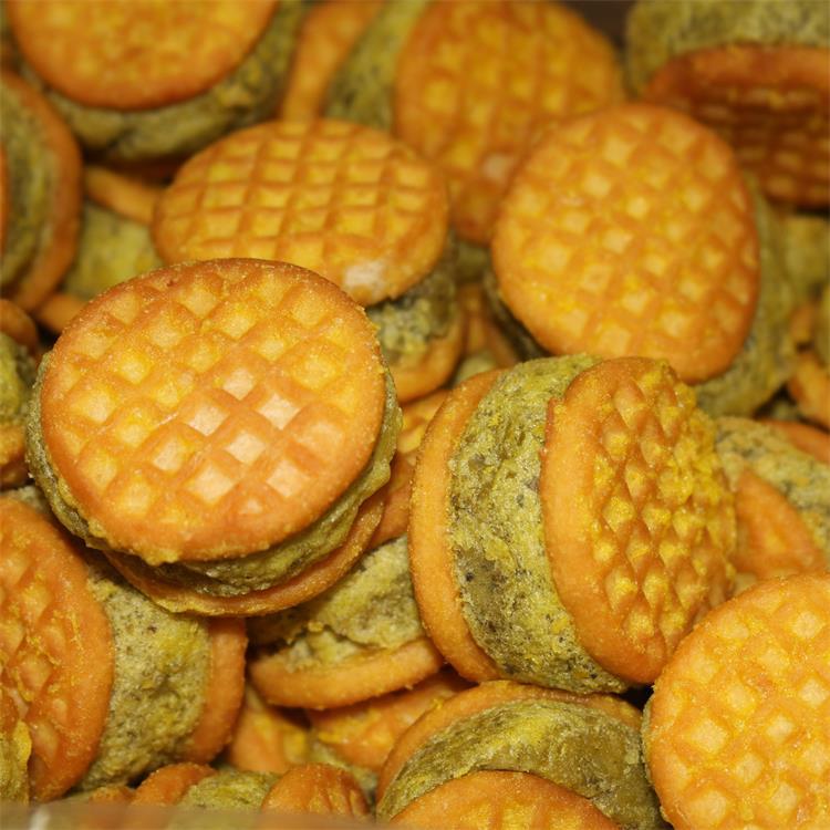 绿豆饼香酥板栗饼夹心绿豆糕传统手工糕点零食8.8斤散装整箱批发
