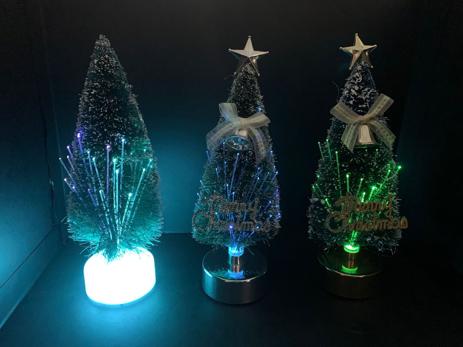 LED Christmas Optical Fiber Tree Colorful Color Changing Optical Fiber Tree Luminous Optical Fiber Christmas Tree Christmas Gift Factory Wholesale