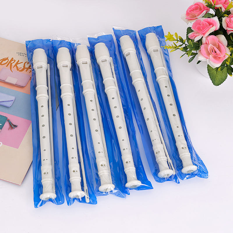 Two Yuan Store PVC Eight Holes Clarionet Treble Flute Children Clarionet Student Musical Instrument Beginner 8 Holes Flute Wholesale