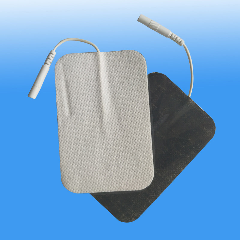 理疗无纺布电极贴片自粘式黏胶导电水凝胶脉冲电疗按摩仪器配件