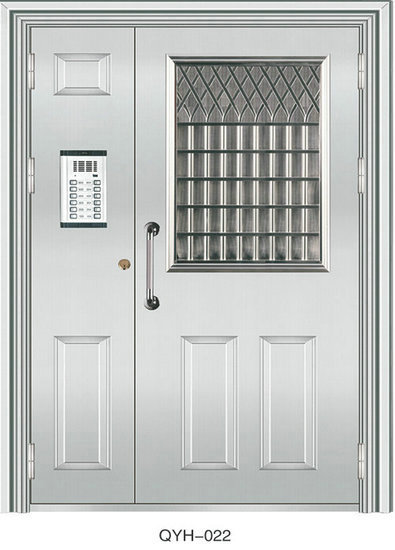 非标定制小区单元门不锈钢楼宇门304不锈钢可对讲进户门