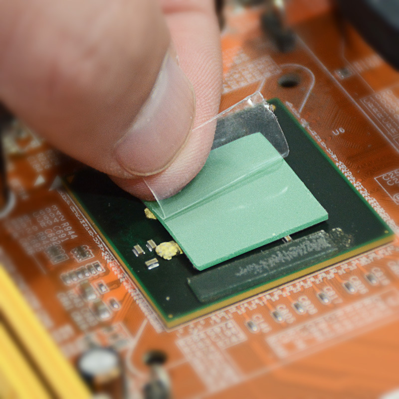 qnplum青梅qmg60固态硅脂垫导热片散热垫100*65*1.0mm导热系数6.