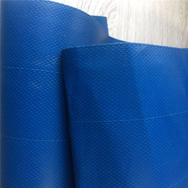 高强丝加厚pvc刀刮布篷布蓝色防雨pvc油布抗老化蓝色刀刮布阻燃