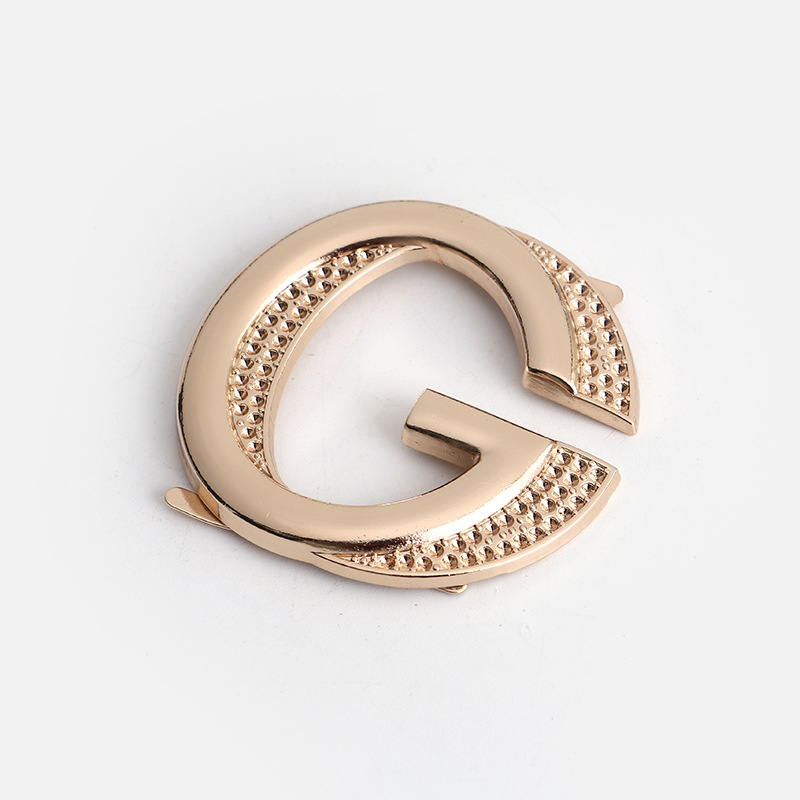 鞋子装饰配件豆豆鞋鞋扣配饰可拆卸金属方扣鞋面装饰鞋花鞋上饰品