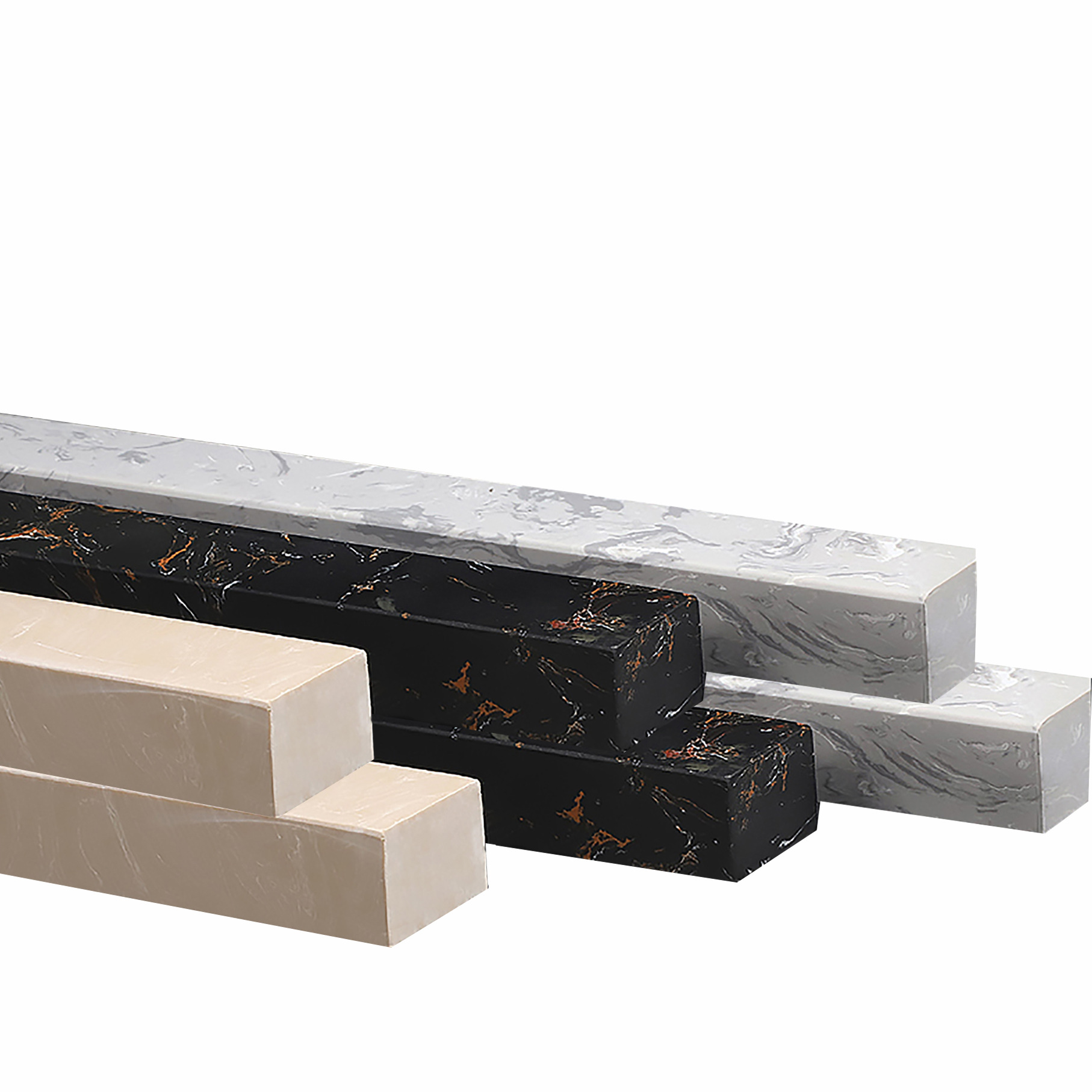 石材挡水条淋浴房隔断 大理石隔水条直形 厨卫石基挡水条工厂直销