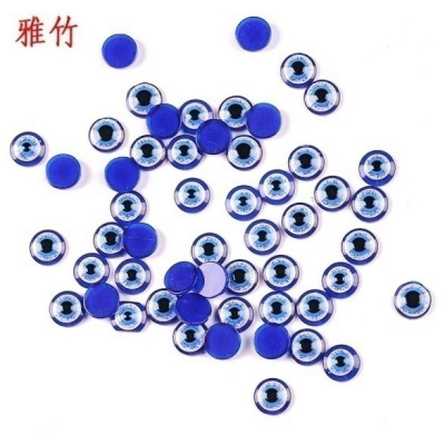 Spot Supply Blue Evil Eye Resin Blue Eye Accessories Doll Accessories Factory Wholesale