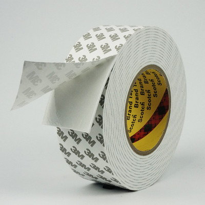 正品3m海绵单面胶 eva强力黑白色单面泡沫泡棉胶防震防撞密封胶