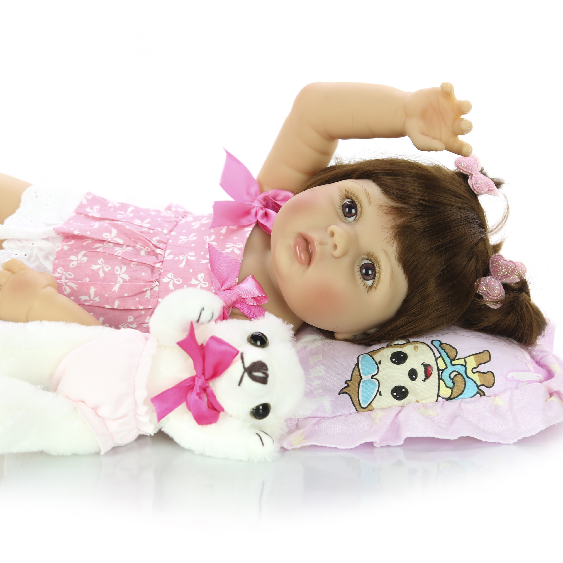 keiumi 仿真婴儿逼真 23寸重生娃娃 reborn baby doll全胶女孩