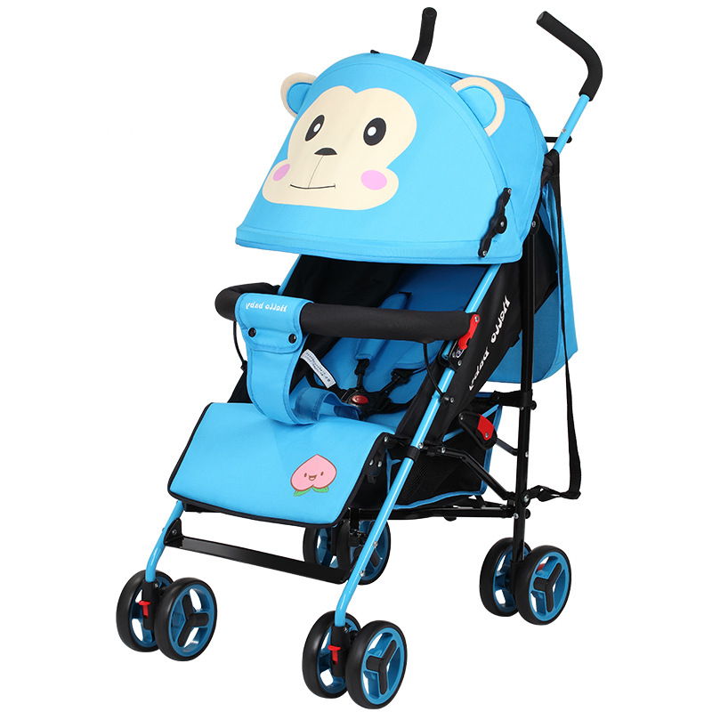 呵宝夏季婴儿车推车超轻便可折叠儿童避震可坐可躺简易小宝宝伞车