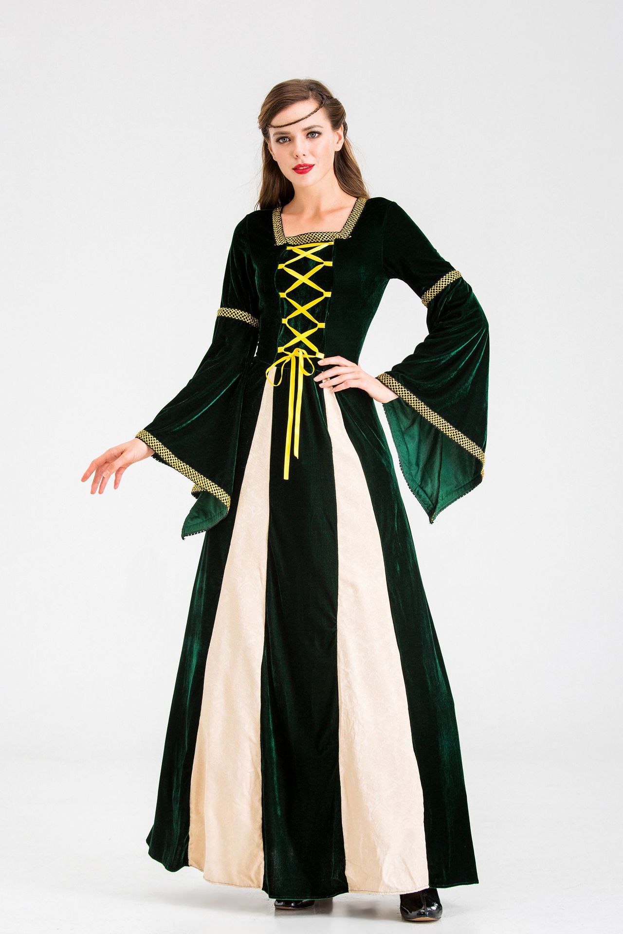 万圣节希腊女神宫廷公主女王服装欧美 复古皇式话剧舞台剧演出服