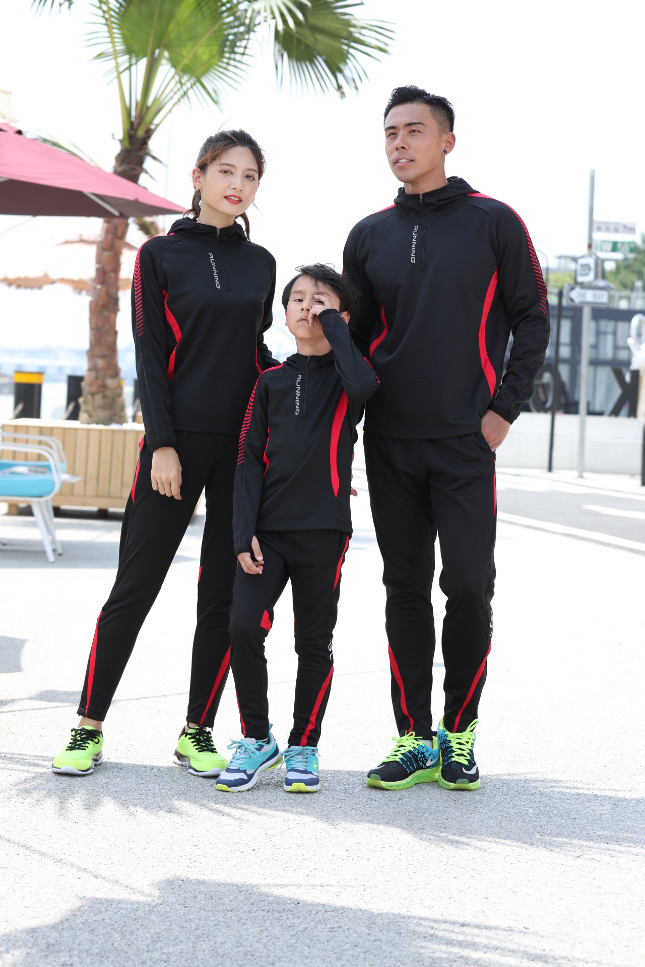 球衣2019秋冬足球服训练装男女情侣款成人儿童足球服运动套装批发