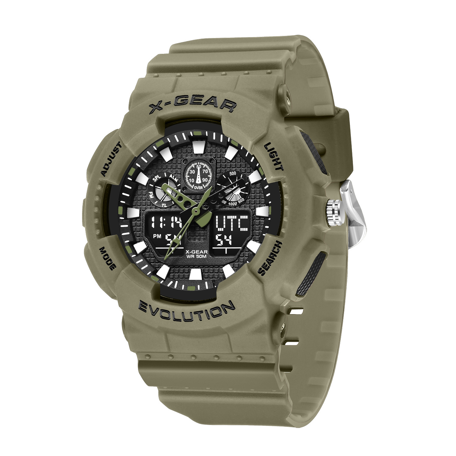 x-gear创意led防水电子表儿童表男女学生时尚潮流个性多功能腕表