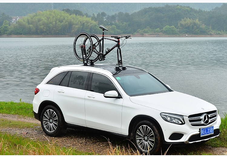 力欣吸盘顶架山地车公路车车顶自行车架吸盘式车载汽车携车架真空