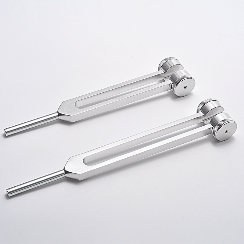 音叉 128耳震子 采耳工具 25厘米耳震子 大音叉 采耳师 银色耳震