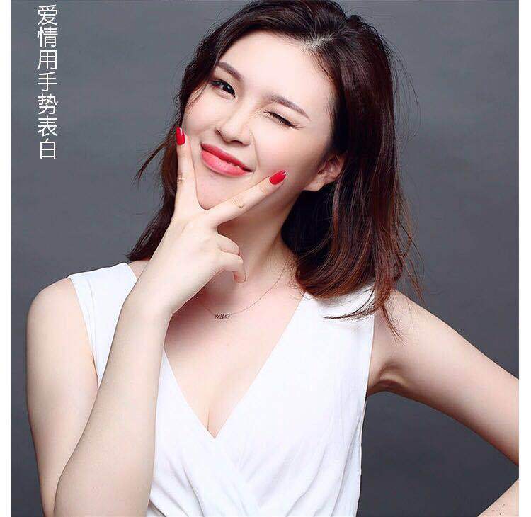 石头剪刀布项链女520情人节送女友礼物纯银吊坠抖音同款锁骨链