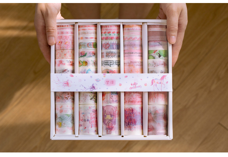 语闲 胶带礼盒合集 创意基础手帐相册日记清新简约装饰贴画13款选