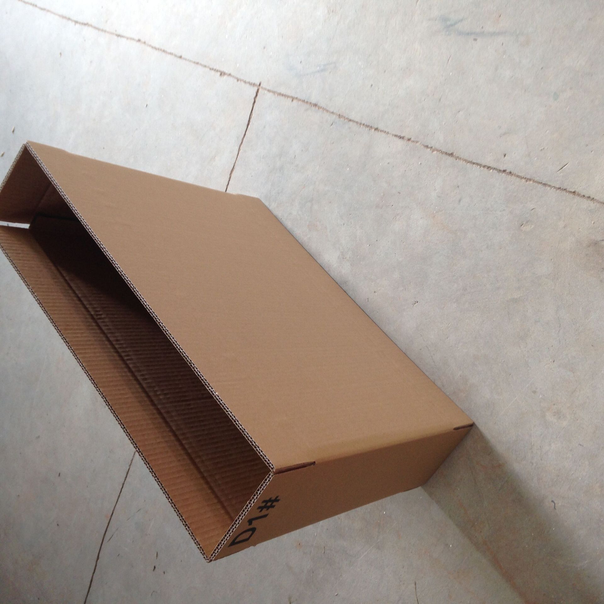 3五层扁盒快递纸箱麻将相框画板玩具箱子淘宝扁平箱侧开口包装盒