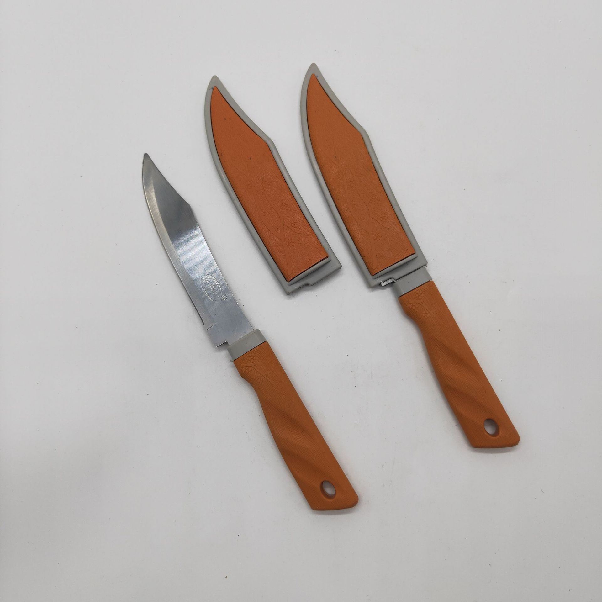 2元店居家实用多功能带套水果刀西瓜刀削皮刀厂家供应 支持混批