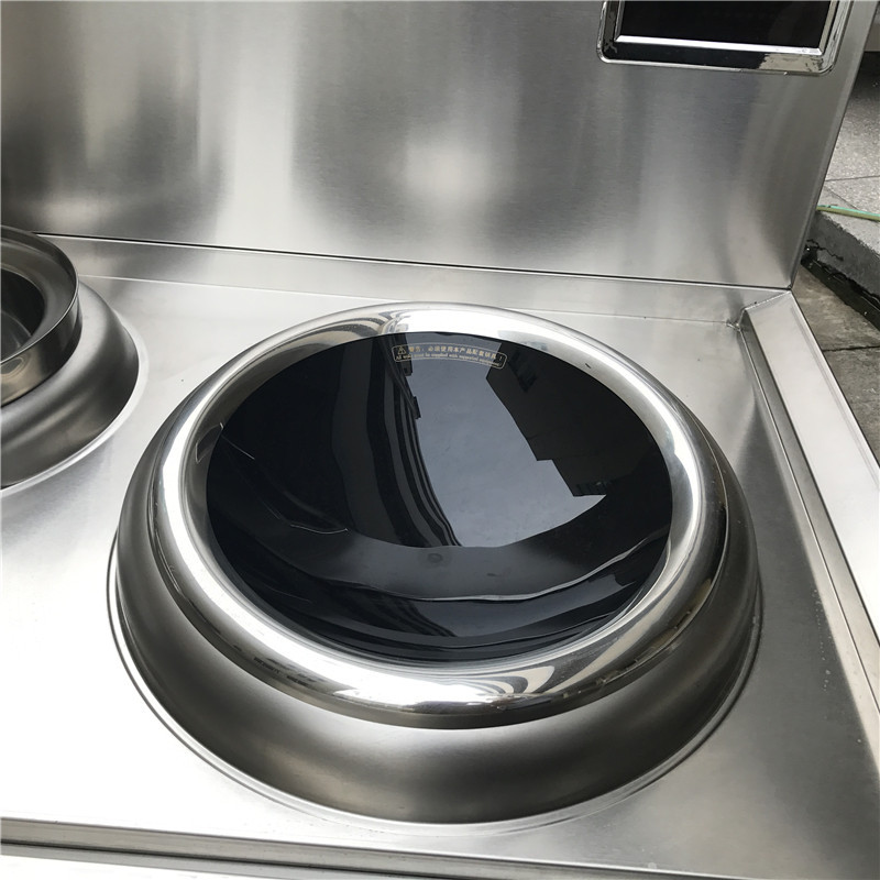 三相电灶台不锈钢大锅灶学校用大型电子灶台食堂12电炒锅