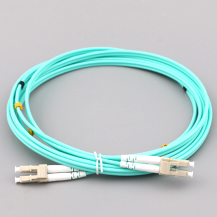 lc-lc om3双芯 3.0mm 3m定制电信级光纤跳线多模双芯接口光缆跳线