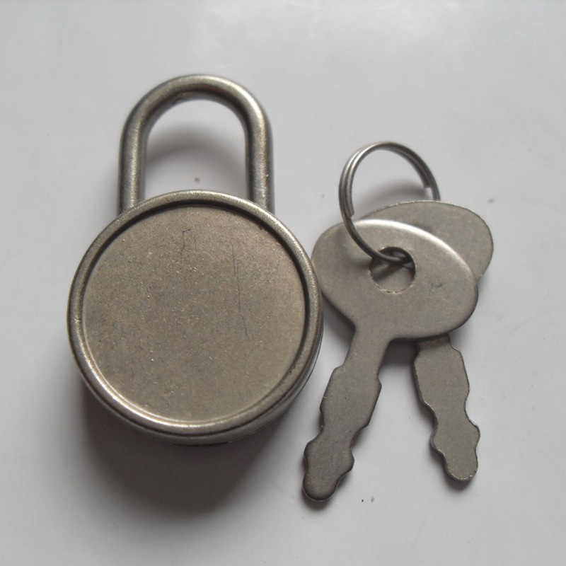 厂家供应铁皮小锁 箱包密码锁 文具圆形密码锁可供各种规格