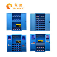 仓储工具柜 五金铁皮柜 车间双开门置物柜 多功能零件柜 储物柜