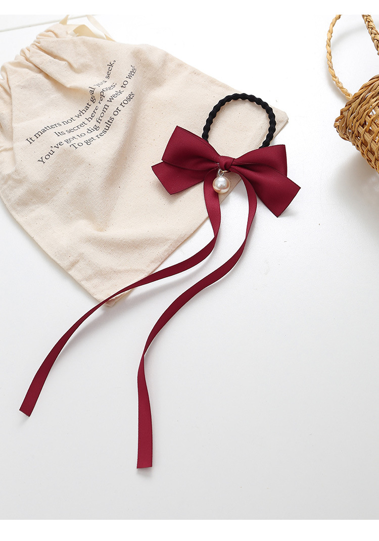 日系蝴蝶结发绳头绳飘带马尾超仙布艺皮筋甜美少女洛丽塔头饰发圈