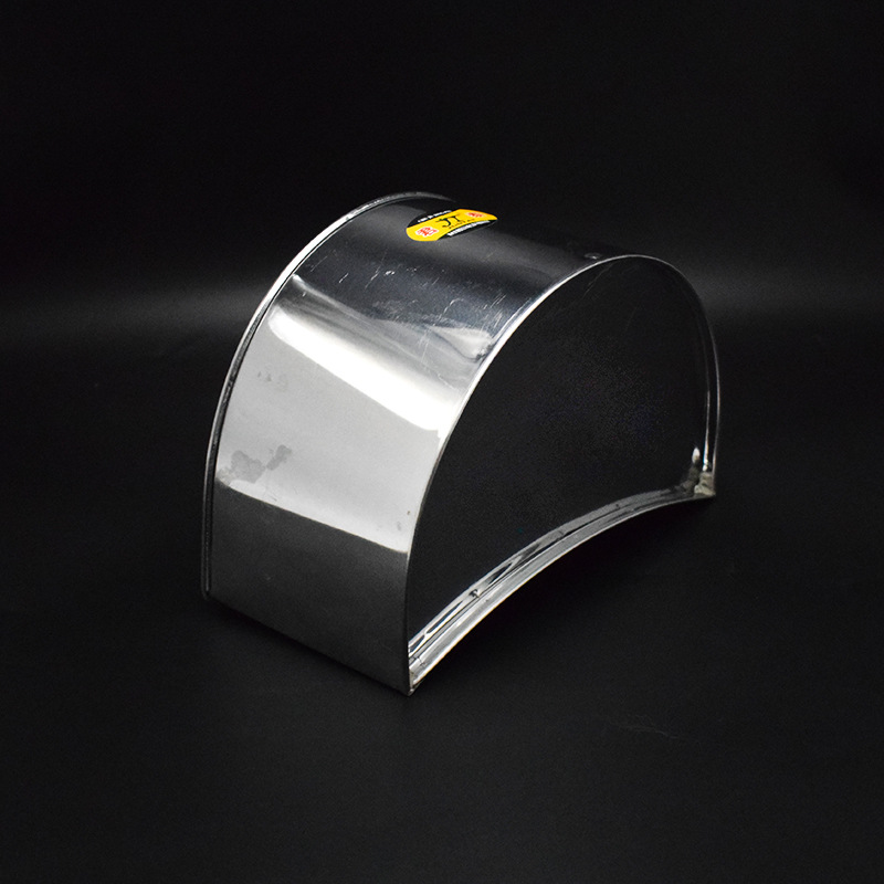 不锈钢腰斗加厚砧板围垃圾斗烧味盒半圆半杂料斗厨房商用置物