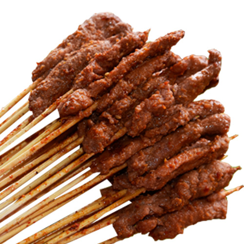 牛肉小串烧烤新鲜牛肉串户外烧烤bbq食材半成品美味牛肉1000串/件