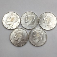 浮雕原光1964-1967年美国肯尼迪31mm银元纪念币厂家微章收藏批发