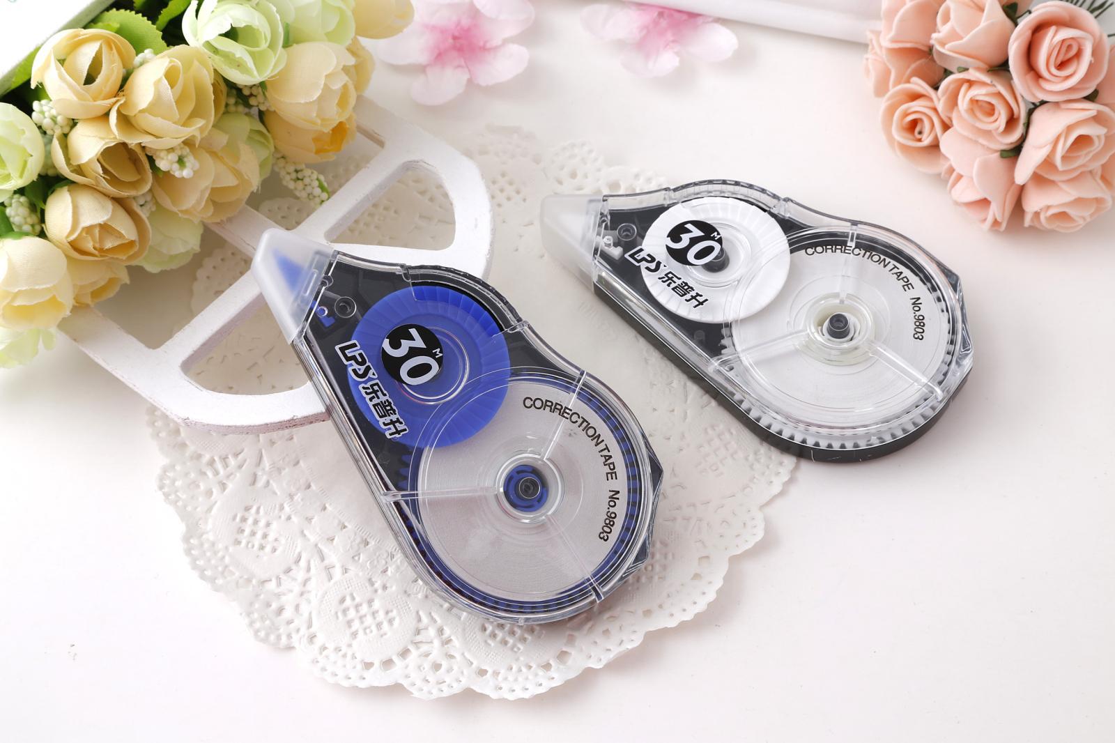 乐普升9803修正带长城学生办公涂改带30米改错带大米数