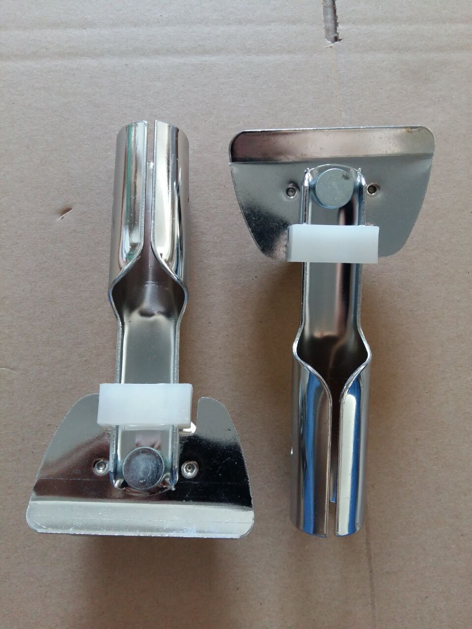 加厚铁镀铬拖把夹子 拖把铁夹头尘推铁夹子拖把清洁配件批发零售