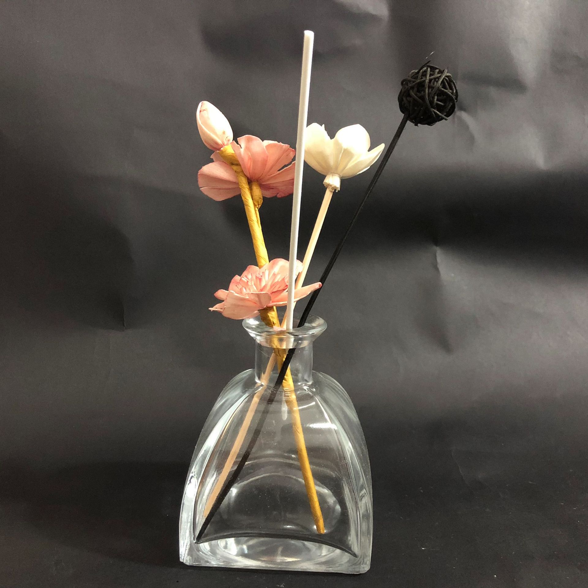 香薰瓶玻璃空瓶50ml100ml150ml200ml家用藤条干花欧式散香香水瓶