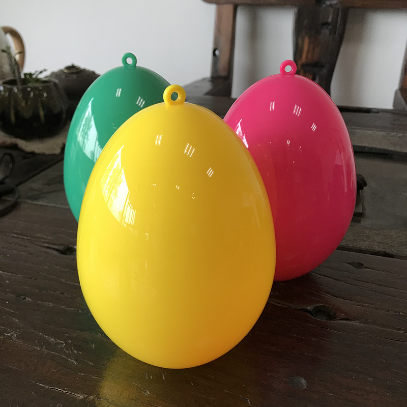 蛋壳玩具 可站立鸡蛋 塑料蛋壳 彩色蛋形盲盒 鸡蛋形装饰包装盒