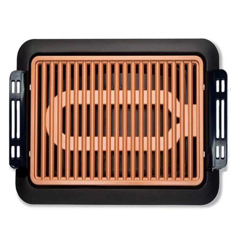 gotham steel low fat grill 家用无烟烧烤烤肉盘电烤盘烧烤炉