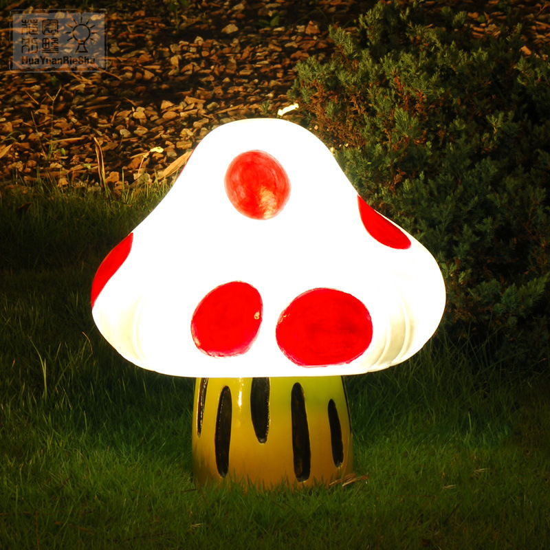 户外卡通灯动物灯园林亮化灯草坪灯饰灯具发光蘑菇灯创意灯景观灯