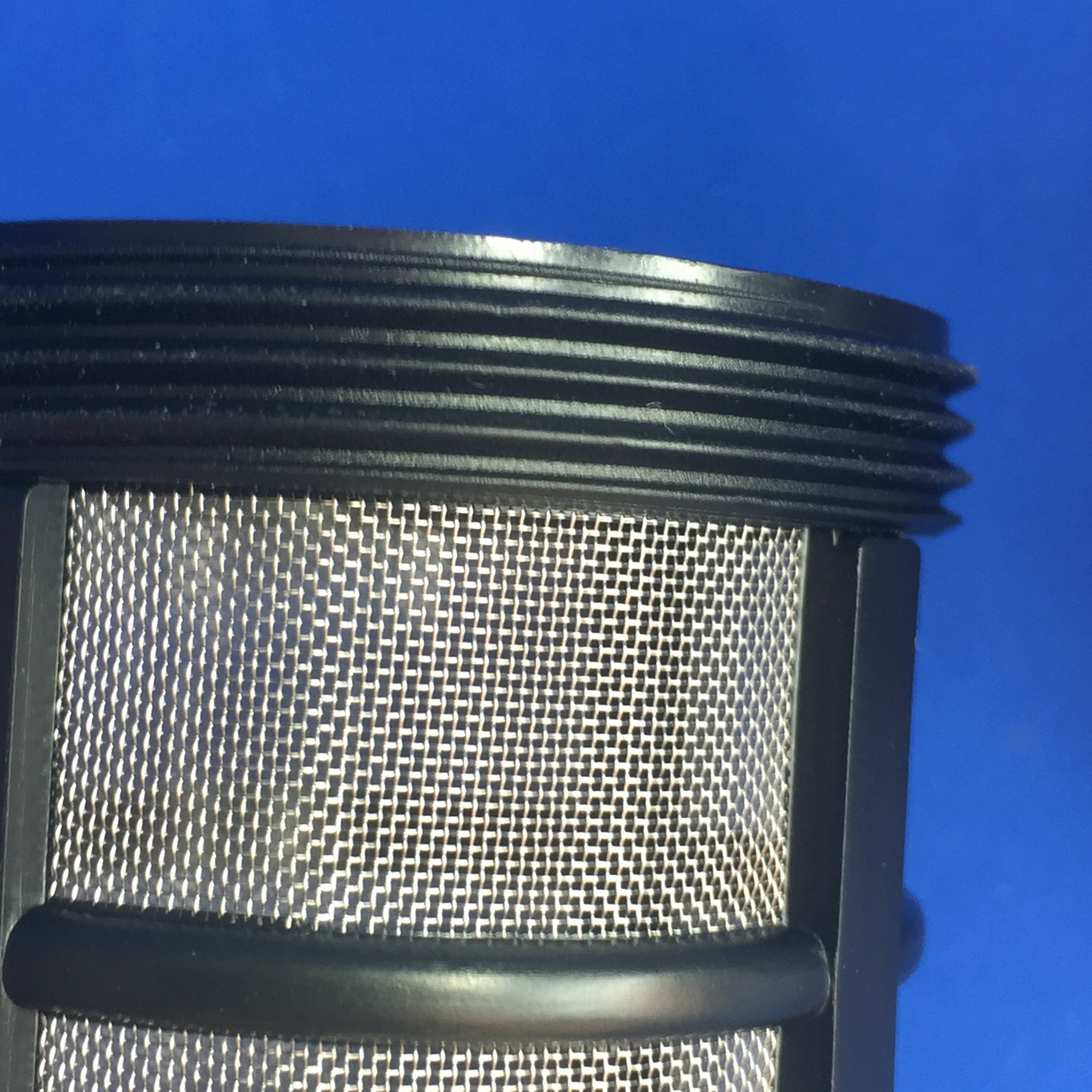 农用喷雾器配件隔膜泵过滤网吸水滤网双层大号黑色滤网内嵌螺丝