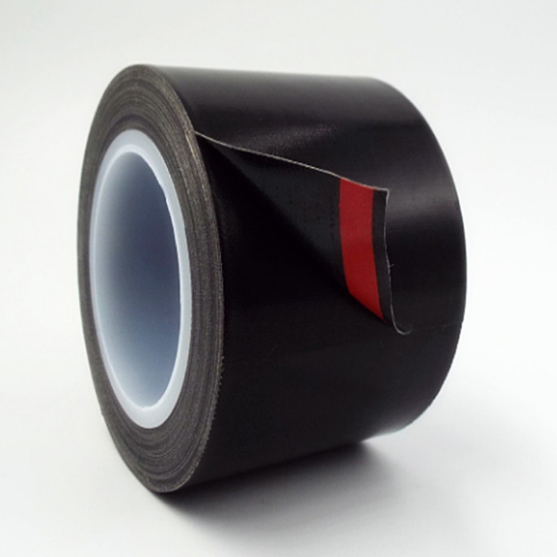 黑色防静电铁氟龙胶带 定制特氟龙胶带 耐高温耐磨聚四氟乙烯胶带