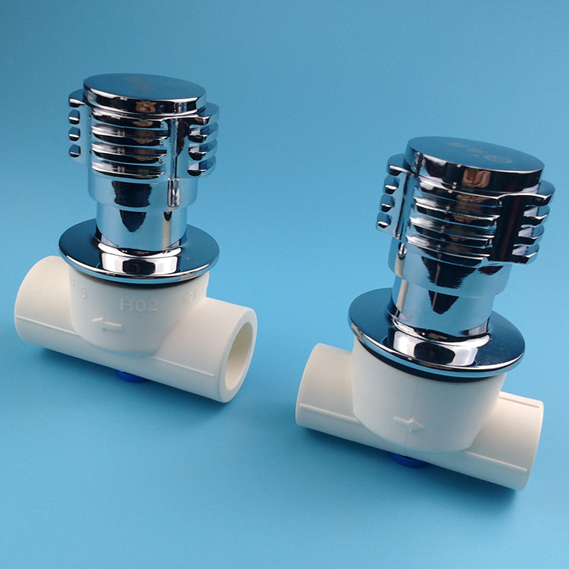 pp-r暗阀ppr高级暗装阀门4分20冷热水快开陶瓷阀芯大流量暗阀af25