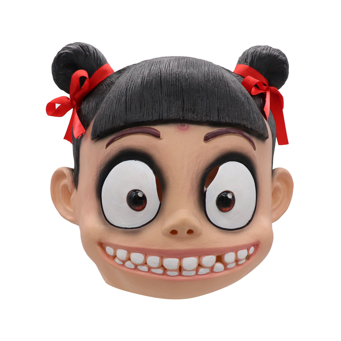 动漫周边 哪吒之魔童降世哪吒头套万圣节搞笑面具cos酒吧舞会道具